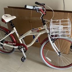Miami Heat Beach Cruiser Bike adult size-7speed-new Never Used