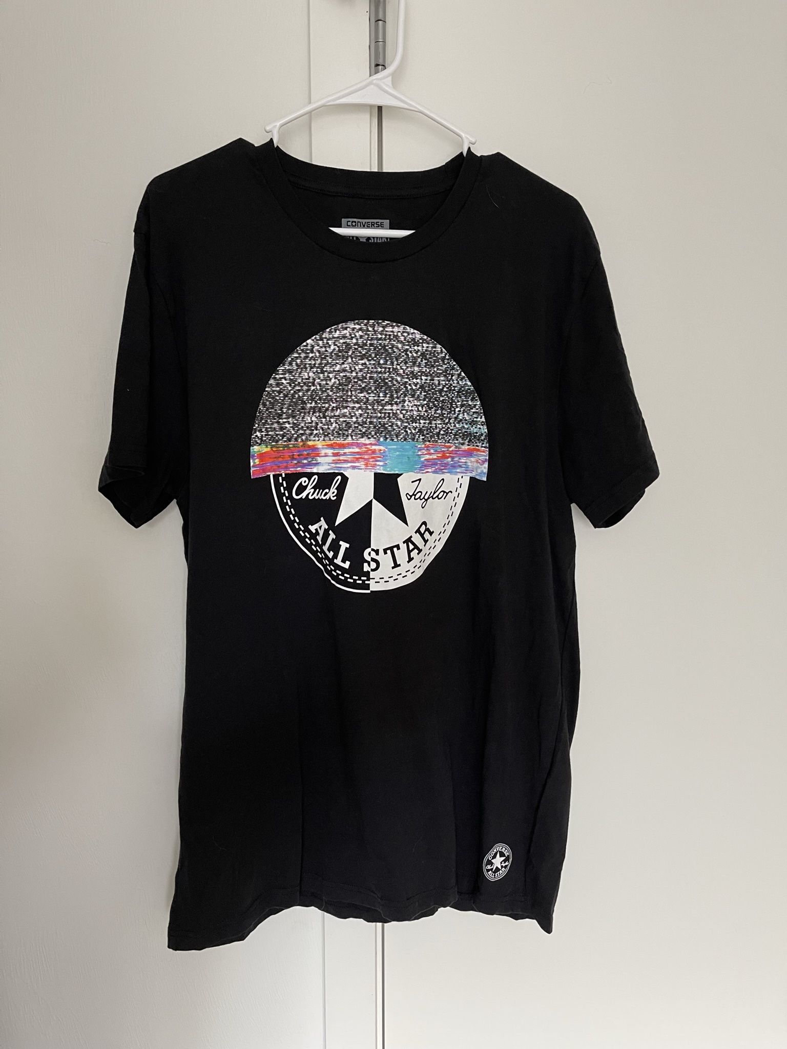 Men’s Black Converse T-shirt Size XL