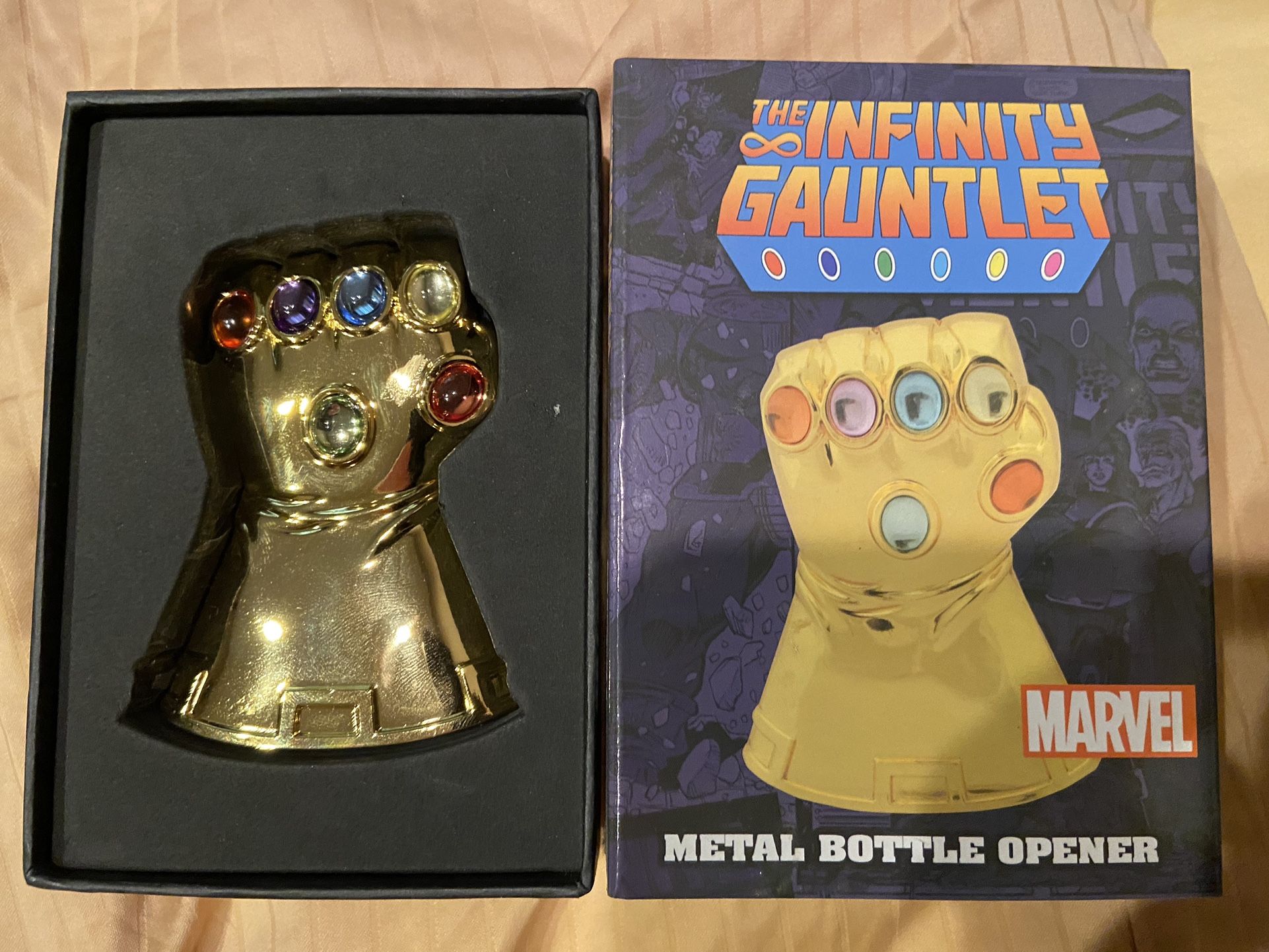 Metal Infinity Gauntlet Bottle Opener Magnet