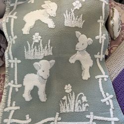 BABY BOY WOOL BLANKY  🎼Mary Had A Little Lamb