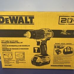 DEWALT  DCD798 P1 20V MAX 1/2" BRUSHLESS CORDLESS HAMMER DRILL KIT