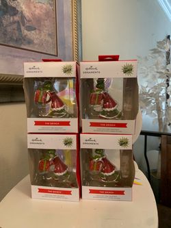 Grinch ornaments 6.00 each (4 available)