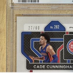Cade Cunningham RC /60 PSA 10 Orange Wave Prizm Rookie 2021 Pop 2 SSP