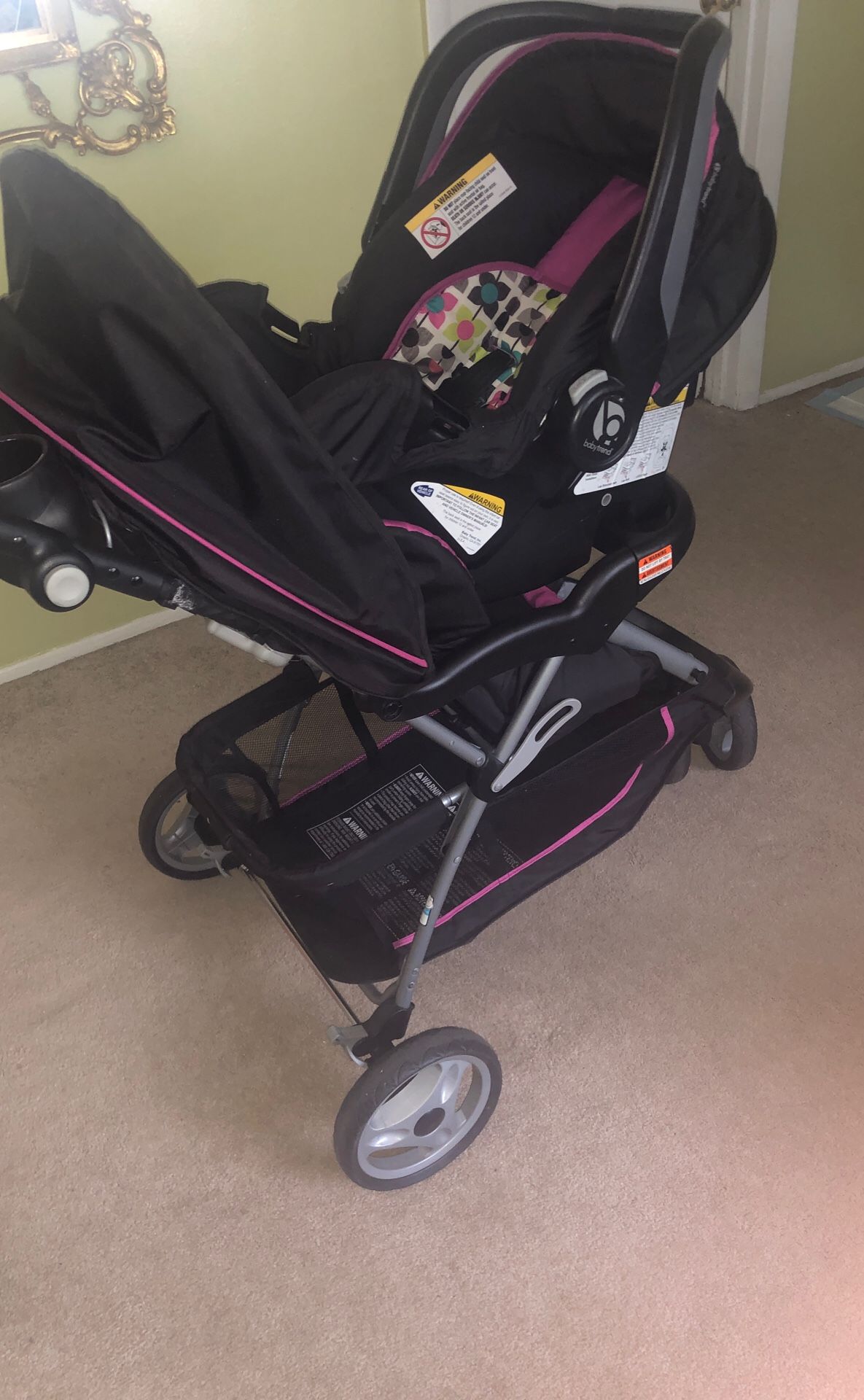 Baby Car Seat AND Stroller Set