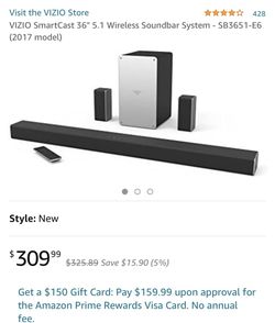 Vizio SmartCast 36" Deluxe