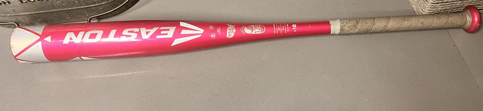 Pink Easton Baseball Bat