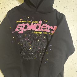 Black Sp5der P*NK V2 Hoodie 