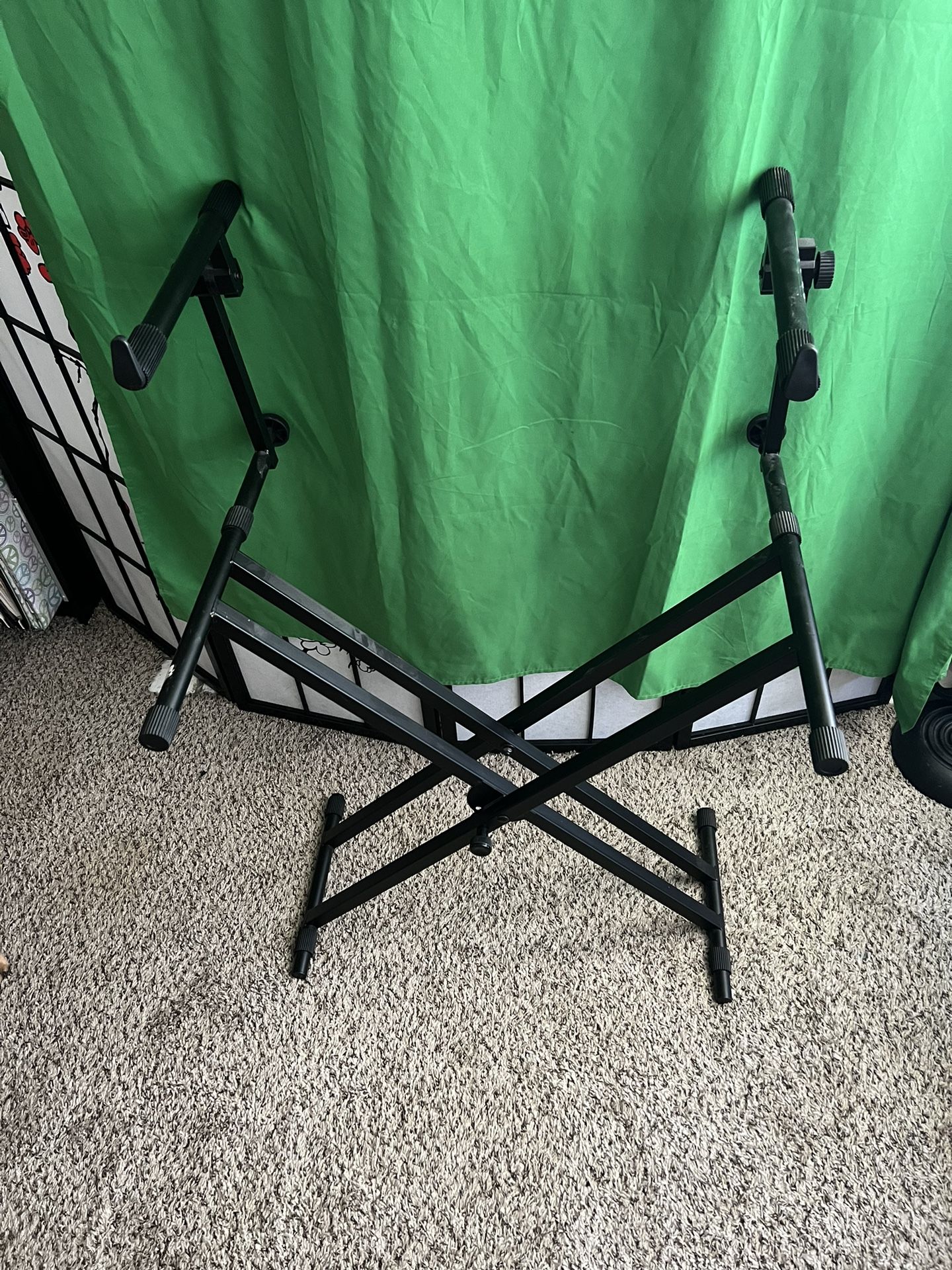 Heavy Duty Keyboard Stand w/ 2nd Tier