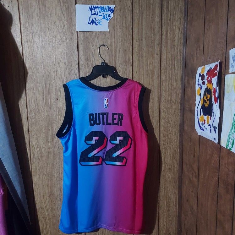 Surprise Card With Jimmy Butler Large Heat Nike Jersey