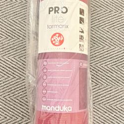 NEW Manduka PRO Lite Yoga Mat 71" X 24" Non-Slip Textured 4.7mm Tarmarix (rose)