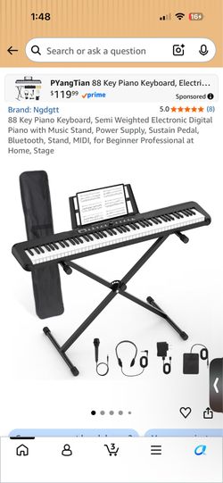 Electric 88 Key Piano
