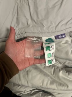 Mellow cloud cooling blanket - king / cal king gray
