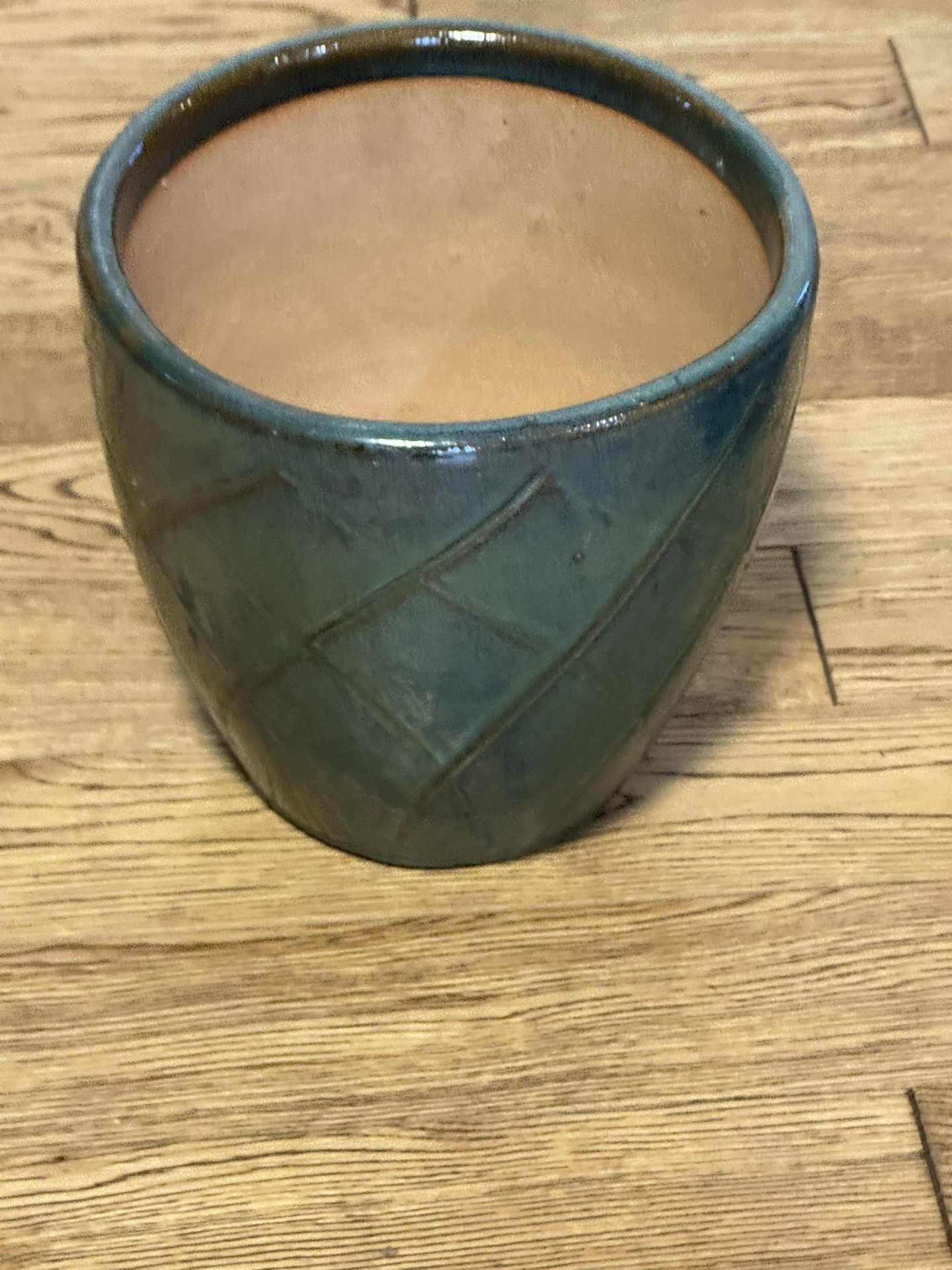 New Ceramic Pot Size 11” Indoor Or Outdoor