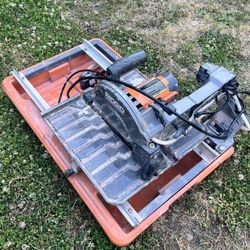 Wet Tile Saw 