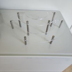 3 Tier Transparent Acrylic Display Atand