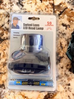 Swivel Lens LED Head Lamp 50 Lumens