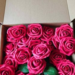 Red Artificial Flowers 