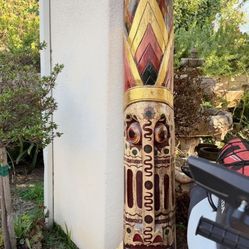 Hand-Carved Tiki Mask-Made In Indonesia 