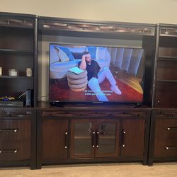 Cherry Brown Tv Stand