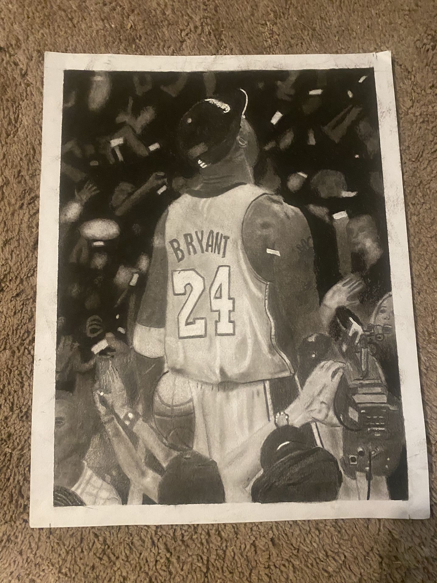 Kobe Bryant Pencil Portrait 