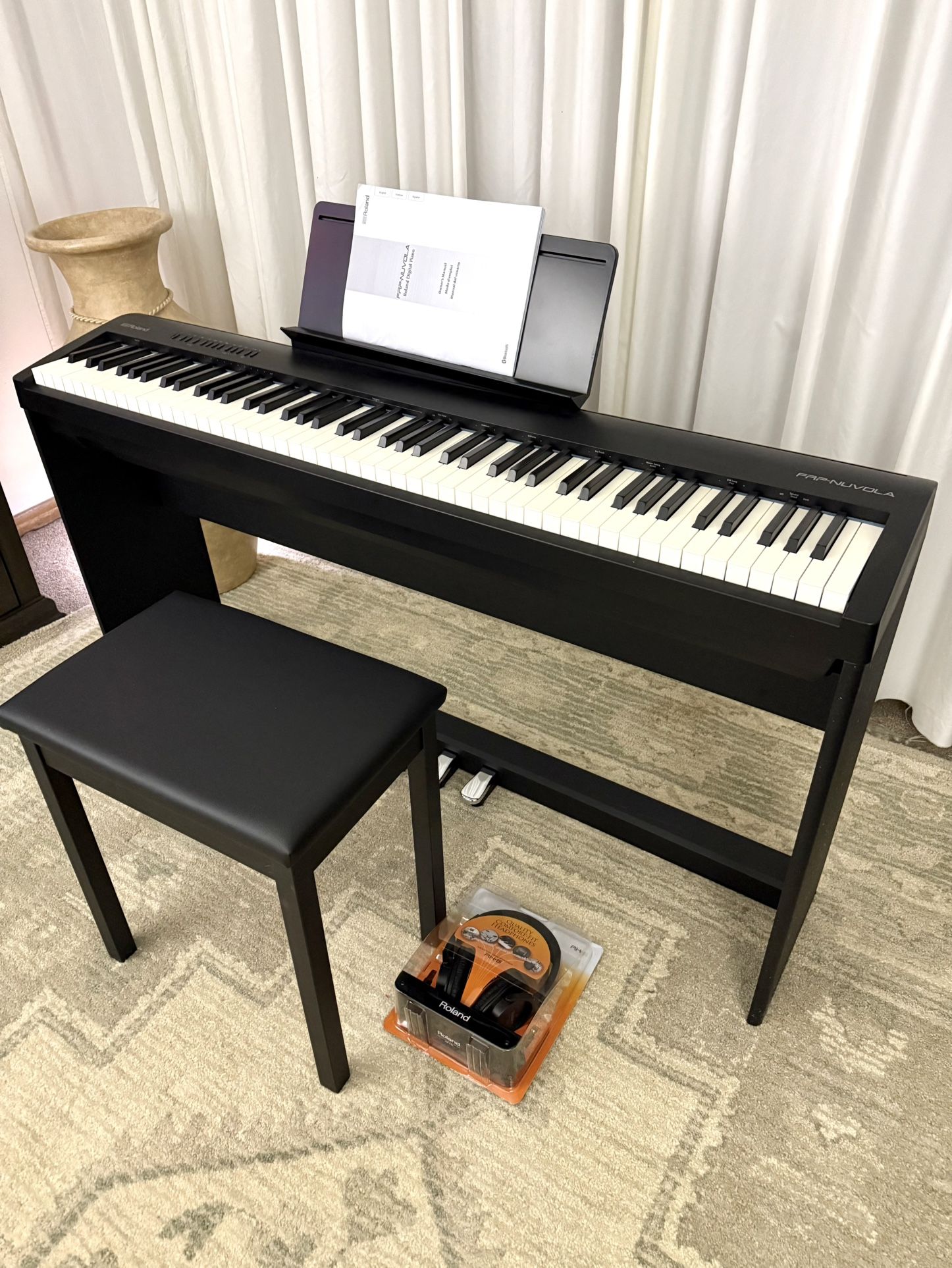 Roland FRP Nuvola Digital Piano Bundle