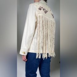 Crochet Tassel Bohemian Beaded Jacket