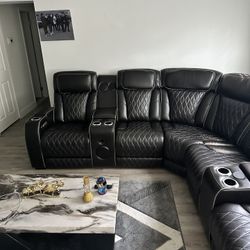 Brand new Leather sectional