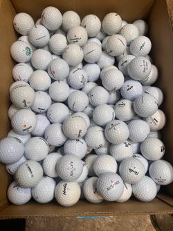 133 White Golf Balls