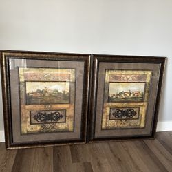 (2)  Framed Wall Art  