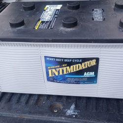 Battery For A Boat New Comdition
