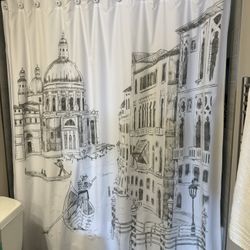 Shower Curtain Venice Canal