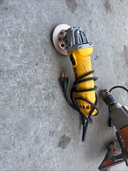 Dewalt angle grinder