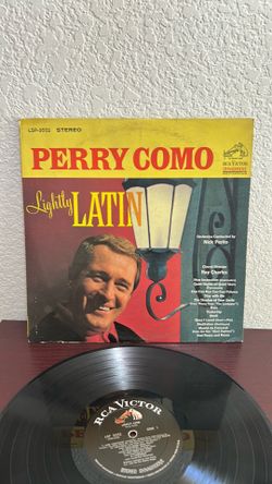 Vintage Perry Como Lightly Latin vinyl record