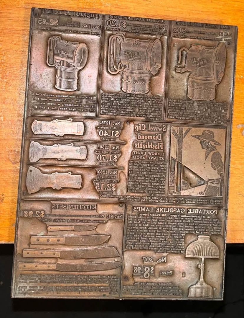 Antique Copper Printing Plates