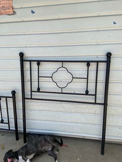 Twin size headboard, and foot