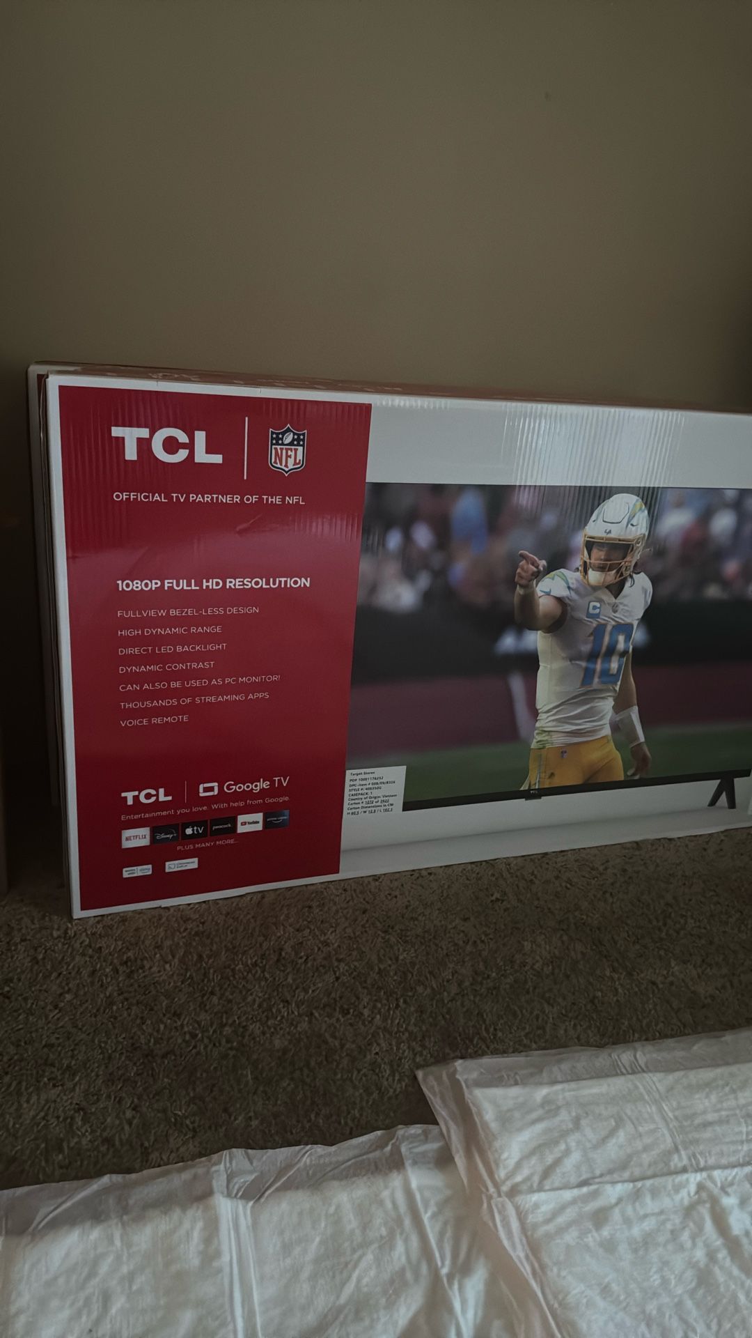 Tcl 40” Smart TV
