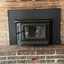 Wood Burning Fireplace Insert with Blower
