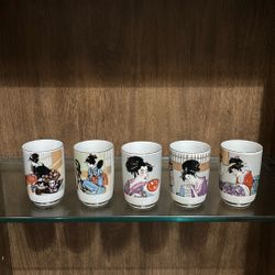 Japanese Sake Glass Set (Made In Japan) 