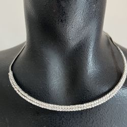 INC International Concepts Rhinestone Choker Necklace
