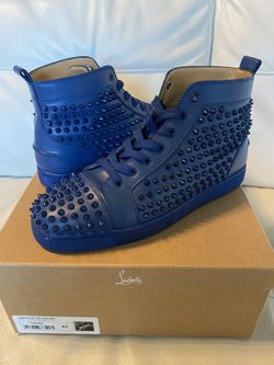 Christian Louboutin Blue Sneakers 100% Authentic Size 43/10 W/receipt
