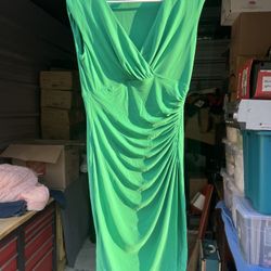 Lauren Women's Ralph Lauren Dress Green Size 4 
