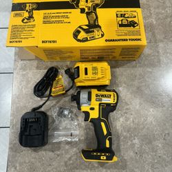 Brand New DEWALT 20V MAX Impact Driver, 1/4 Inch, Battery and Charger Included 