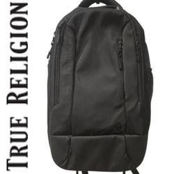 True Religion Oak Commuter Backpack- Black NEW!!!