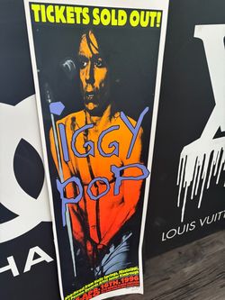Iggy Pop original tour poster