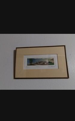 VINTAGE 95/100 SIGNED ARTWORK 8"×5" - M 98