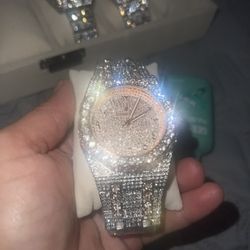 Ap Mossanite Vvs Diamond Watch 