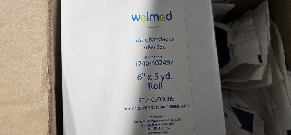 elastic bandages- 6x5 yard10 per box
