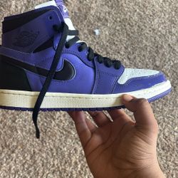 Size UK 5 - Jordan 1 Zoom Air Comfort CMFT Court Purple Patent Purple 2022 