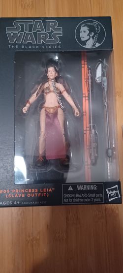 Black Series Princess Leia Slave Outfit. Rare!
