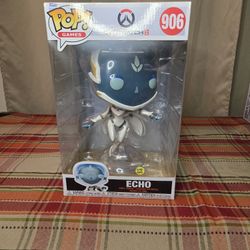 Jumbo 10" Funko Pop! Overwatch 2 - Echo (Glow in the Dark) #906
